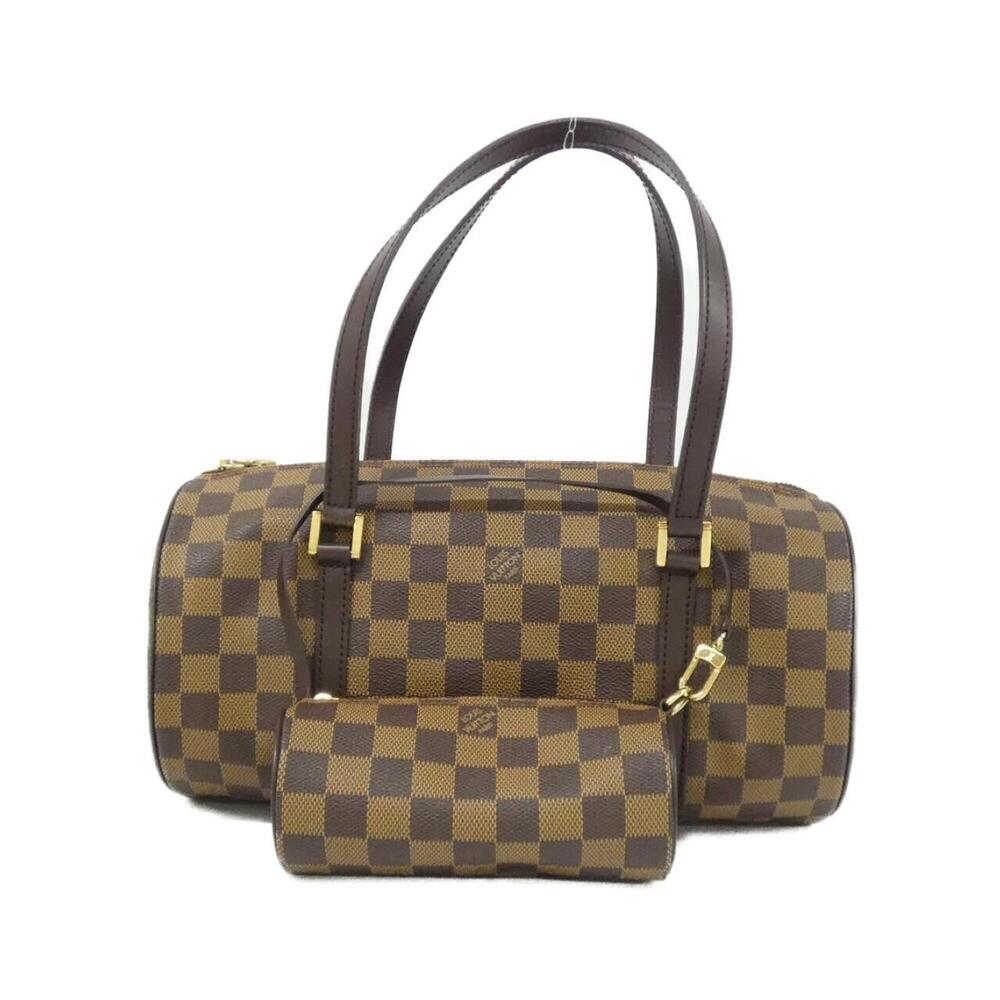 LOUIS VUITTON Authentic Brown Damier Papillon 30 Pouch